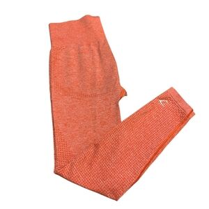 Gymshark Vital Seamless Leggings Orange Marl Athleisure